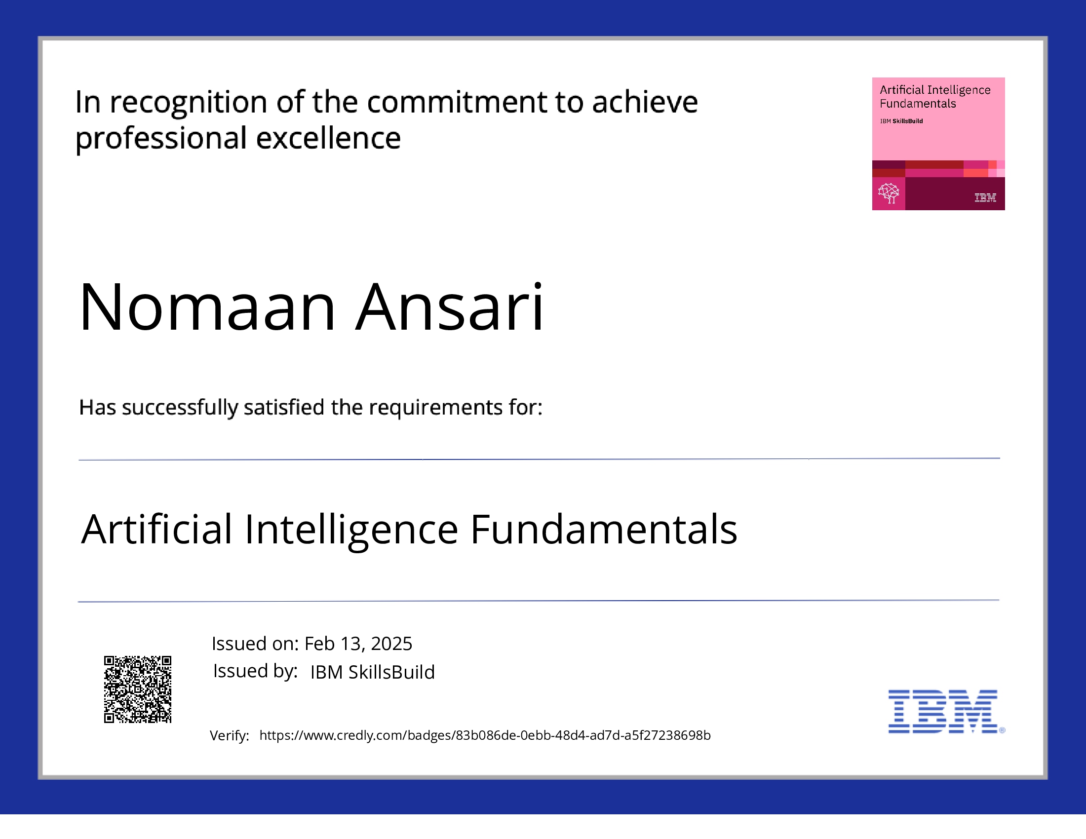 Certificates